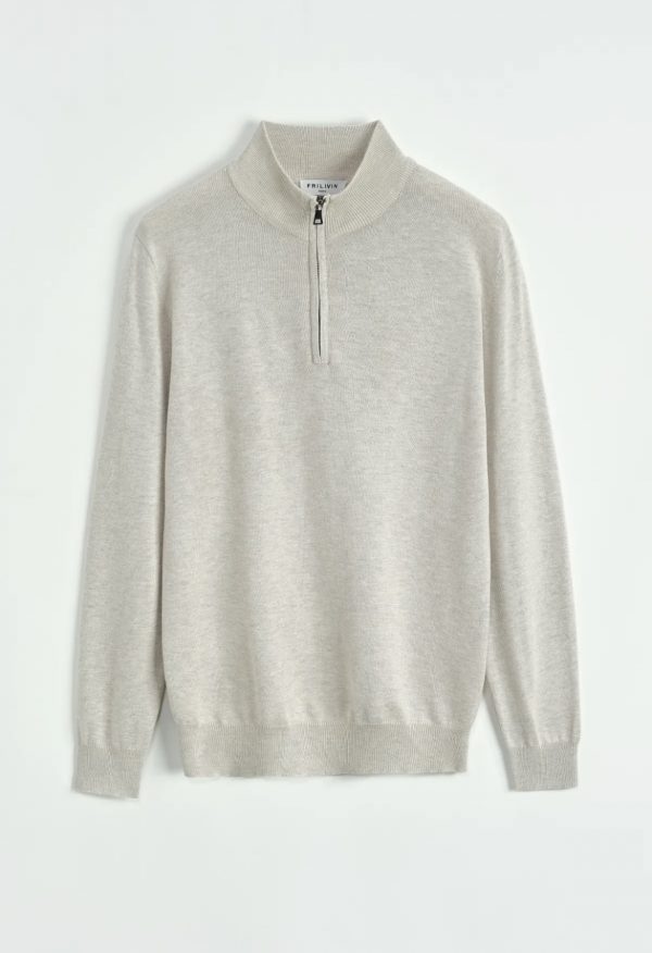 SWEAT À COL ZIPPÉ