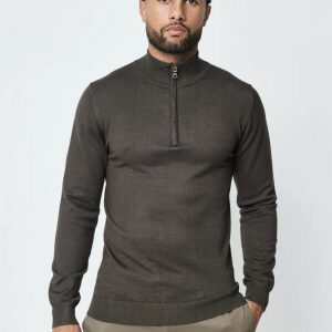 SWEAT À COL ZIPPÉ