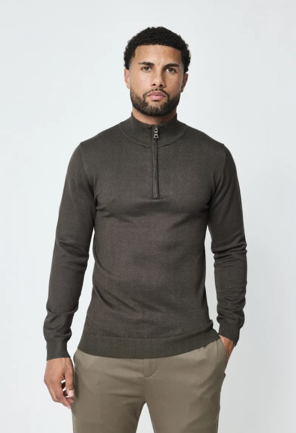 SWEAT À COL ZIPPÉ
