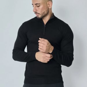 SWEAT À COL ZIPPÉ