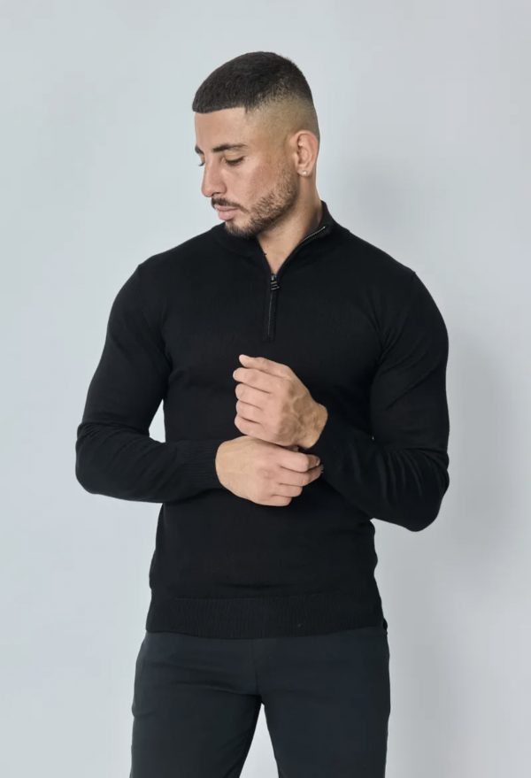 SWEAT À COL ZIPPÉ
